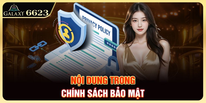 Nội dung trong chính sách bảo mật